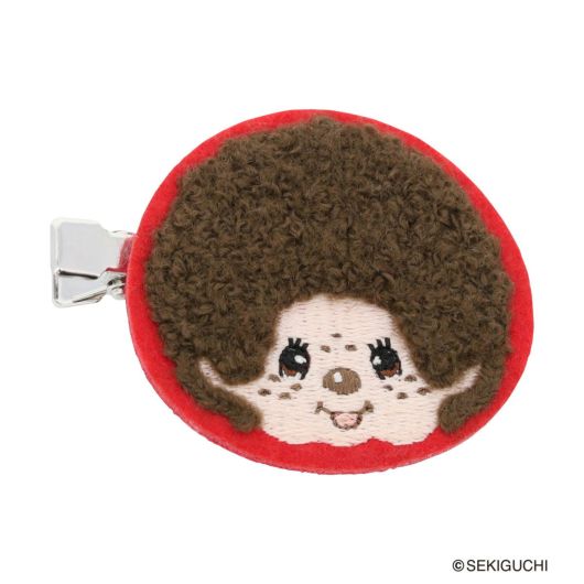 モンチッチ サガラ刺繍 前髪クリップ レディース AMS-005 AM-019