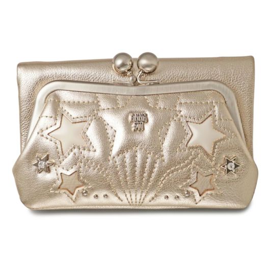 アナスイ 二つ折り財布 がま口 レディース 本革 ルシィ 317621 ANNA