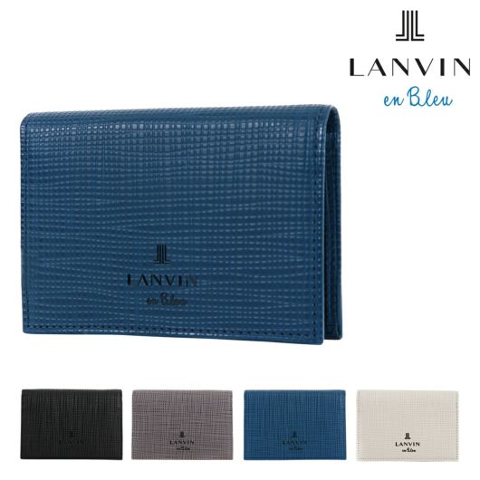 ランバン オンブルー 名刺入れ カードケース✿新品未使用 LANVIN en Bleu ランバンオンブルー ゼブダ カードケース 名刺
