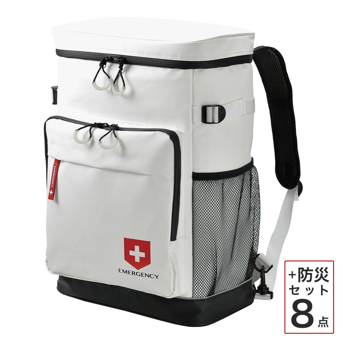 防災リュック 15点セット 13-6187 エマージェンシーバックパック