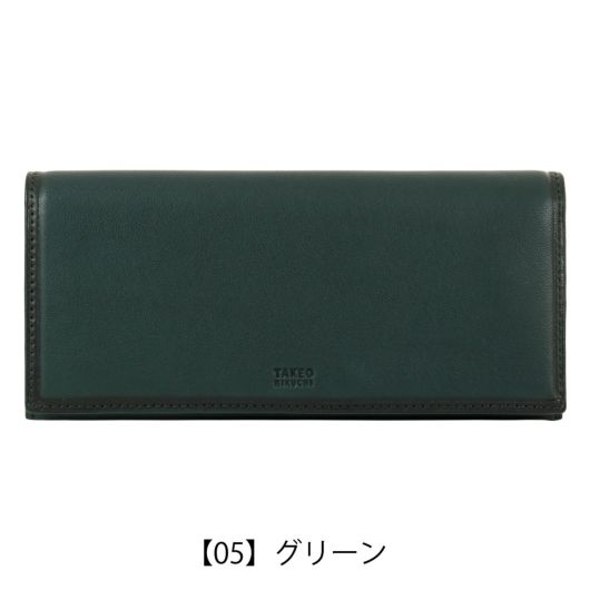 タケオキクチ 長財布 メンズ 本革 財布 ロングウォレット 長札 札入れ