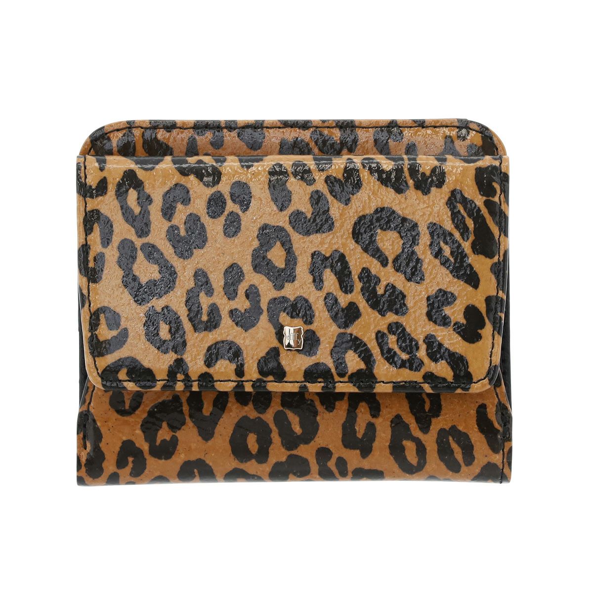エフィー 二つ折り財布 ヒョウ柄 レディース 日本製 ET2-005 efffy｜アニマル ミニ財布 コンパクト 本革 豚革 ピッグレザー クリスマス_mp クリスマス_wp エフィー 二つ折り財布 レディース 日本製 ET2-005 efffy｜ミニ財布