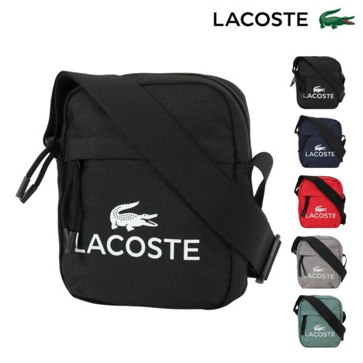 ラコステ　ボディーバック ラコステ ショルダーバッグ ミニバッグ サコッシュ 肩掛け メンズ