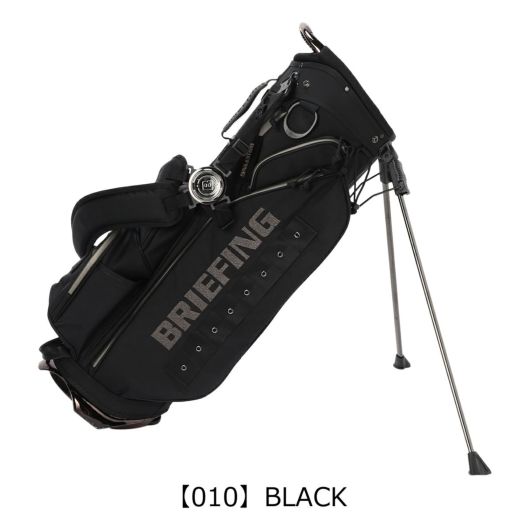 BRIEFING ブラック キャディバッグ スタンド付き　直営店限定モデル BRIEFING ブラック キャディバッグ スタンド付き直営店限定モデル