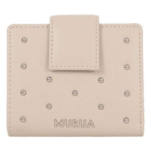 MURUA 二つ折り財布 ミニ財布 レディース MR-W1373 ムルーア スタッズ