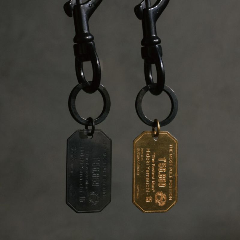 レーシングドライバー 山内英輝 最多ポールポジション15回記念真鍮