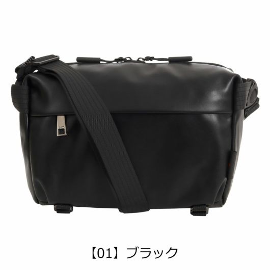 イズイット ショルダーバッグ スリング 横型 肩掛け マチ幅調整 斜め