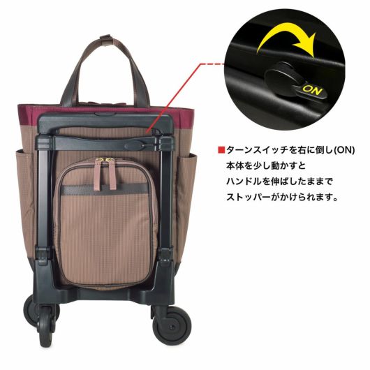 スワニー ショッピングカート 4輪 A4 撥水 機内持ち込み ルバンド D