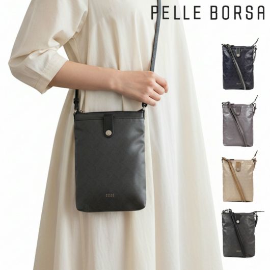 PELLE BORSA ペレボルサ ミニショルダーバック PELLE BORSA（ペレボルサ） ミニショルダーバッグ スマホポシェット