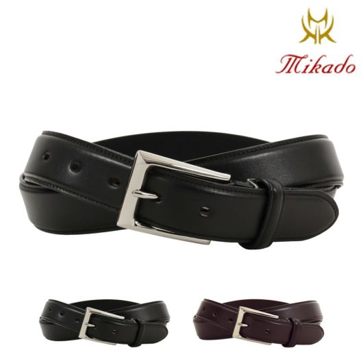 ミカド Mikado ベルト 本革 日本製 メンズ ピンタイプ mkb-7180123