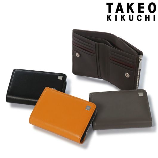 タケオキクチ セミ長札 メンズ 785615 Pietro ピエトロ TAKEO KIKUCHI 二つ折り財布 折り財布 ミドル財布 ミドルウォレット 本革 タケオキクチ ミドルウォレット セミ長札 メンズ 785615 Pietro
