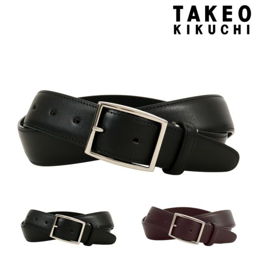 タケオキクチ ベルト ロングサイズ 本革 日本製 メンズ ピンタイプ TKB