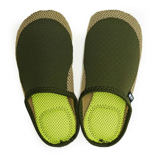 カーキ×イエロー