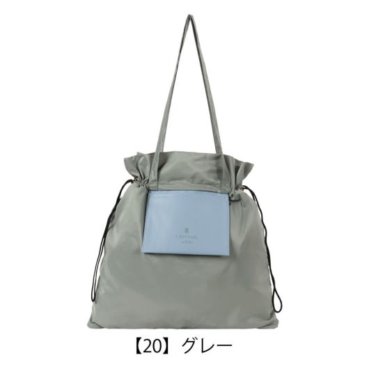 ランバンオンブルー サブバッグ 巾着バッグ ポプリス レディース