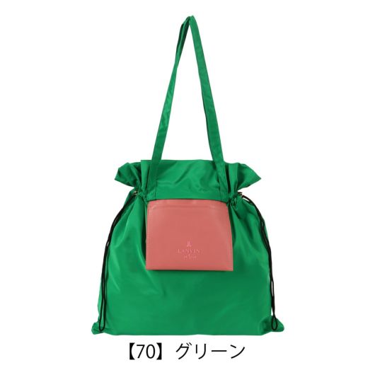 ランバンオンブルー サブバッグ 巾着バッグ ポプリス レディース