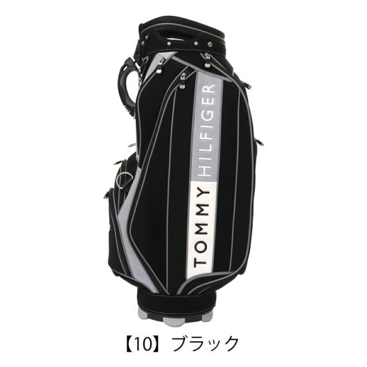 トミーヒルフィガー キャディバッグ ゴルフ カート型 9.0型 5分割 3点