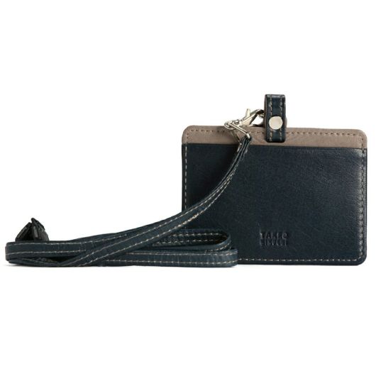 タケオキクチ IDカードホルダー ネックストラップ付き メンズ ソフト