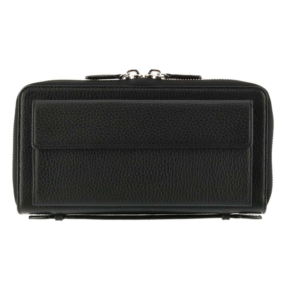 店舗在庫詳細 ブラビューラ デル ティ スマートクラッチ バッグ 多機能ケース メンズ T Bravura Del T セカンドバッグ クラッチバッグ 財布 ラウンドファスナー 本革 レザー サックスバー エキスポシティららぽーと店