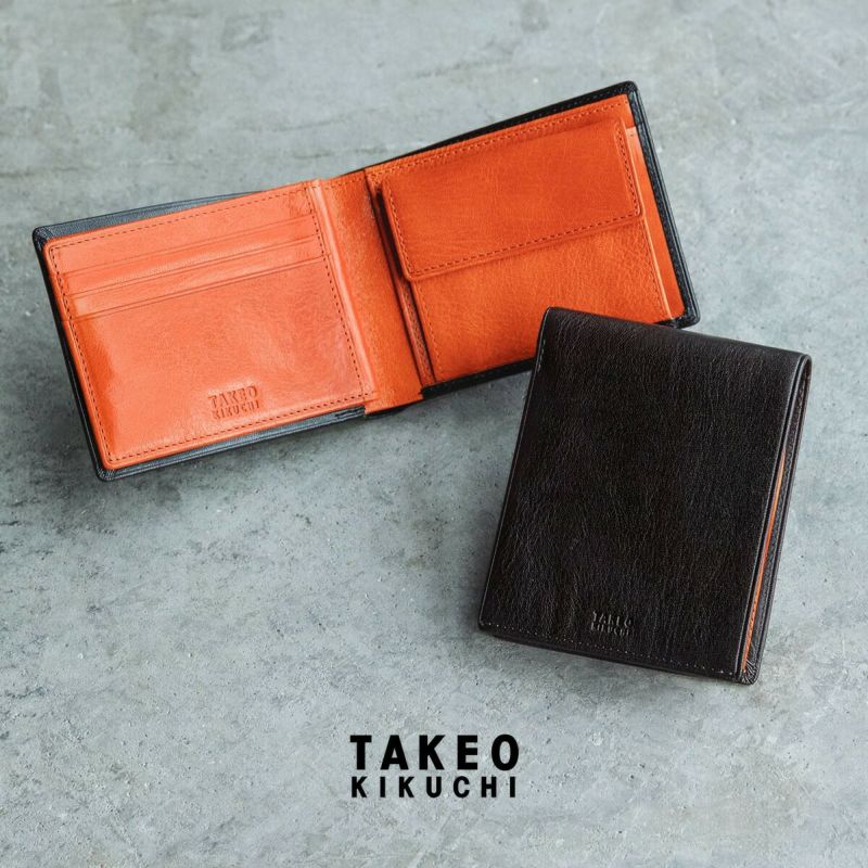 タケオキクチ 二つ折り財布 メンズ アルド 177624 TAKEO KIKUCHI｜本革