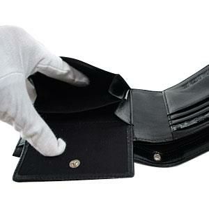 POLICE ポリス EVEN 二つ折り財布 PA5502 （0512） ブラック