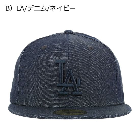 B）LA/デニム/ネイビー