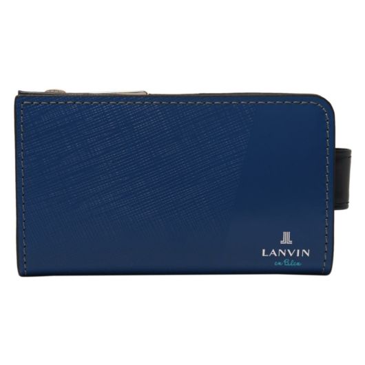 LANVIN キーケース　専用出品 RHEIN” EMBOSSED LEATHER KEY CASE / エンボスレザー キーケース