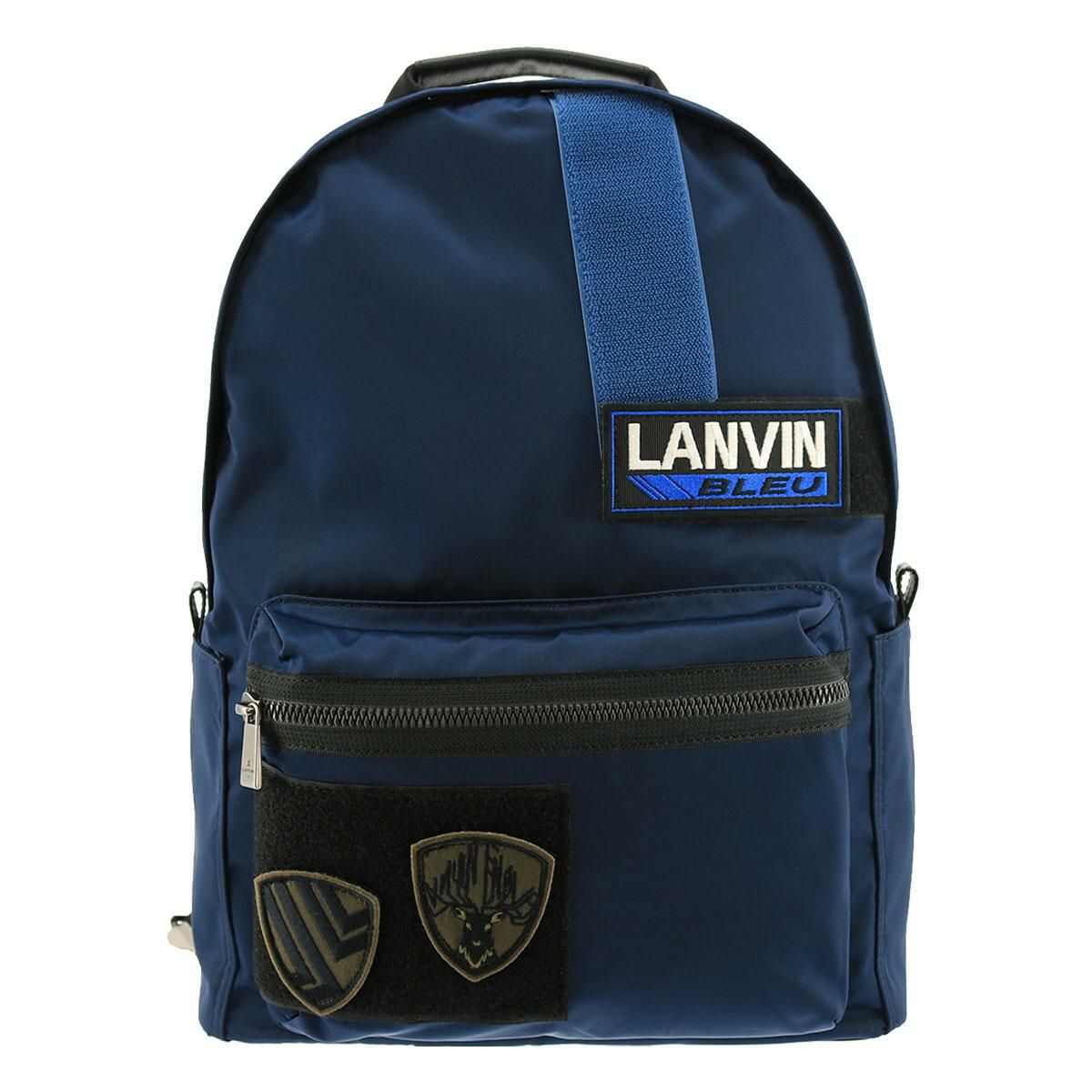 ランバンオンブルー リュック メンズ レディース クレスト Lanvin En Bleu リュックサック バックパック 軽量 ナイロン ワッペン サックスバー ネット公式通販サイト