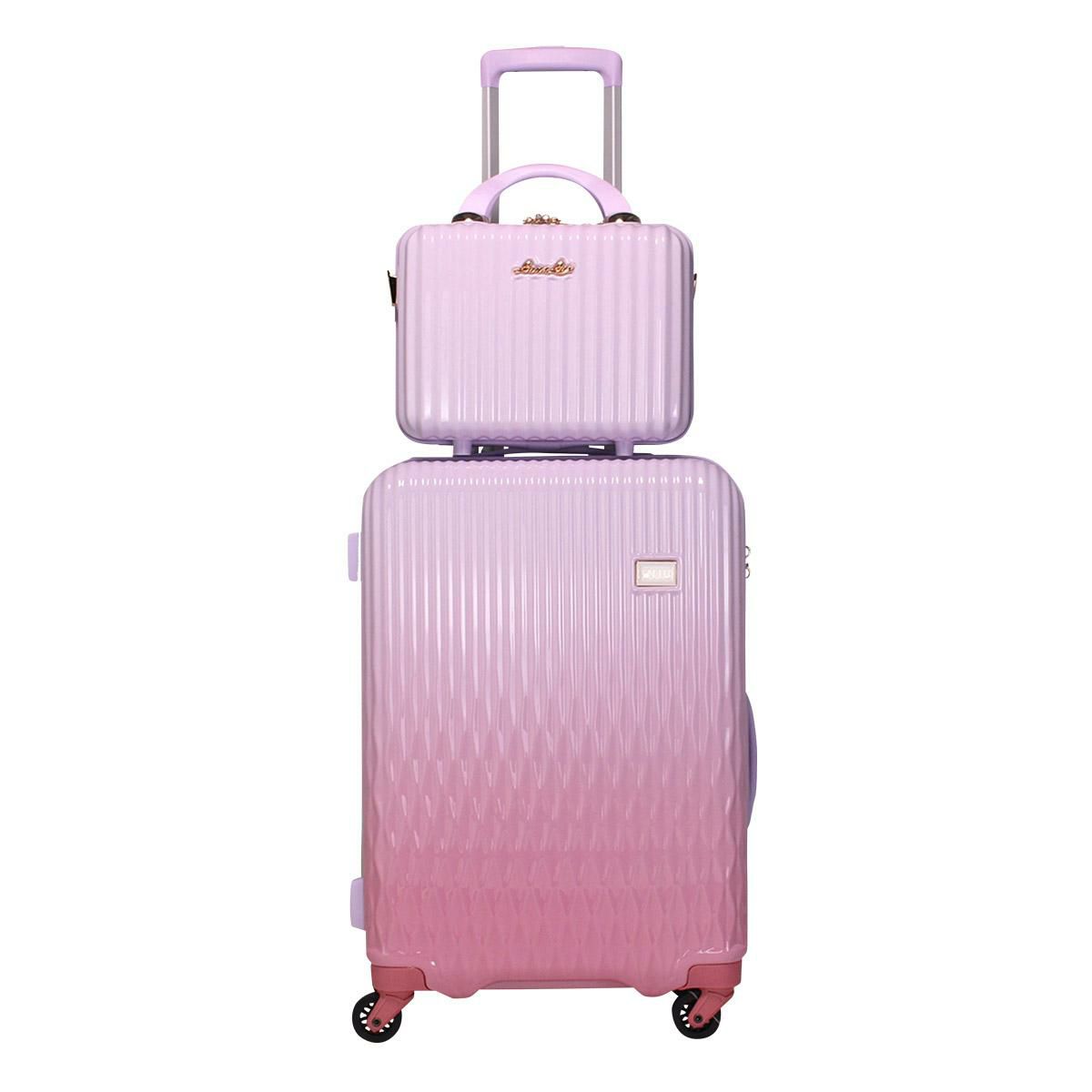 シフレ スーツケース キャリーオン ミニケース付き ルナルクス Siffler 43l 55cm 3 4kg Lun2116 55 1年保証 ハード ファスナー Tsaロック搭載 サックスバー ネット公式通販サイト