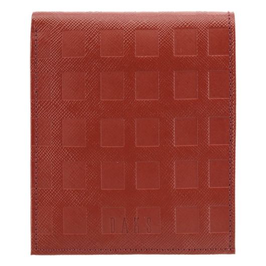 ダックス 二つ折り財布 チェッカーエンボス DP25113