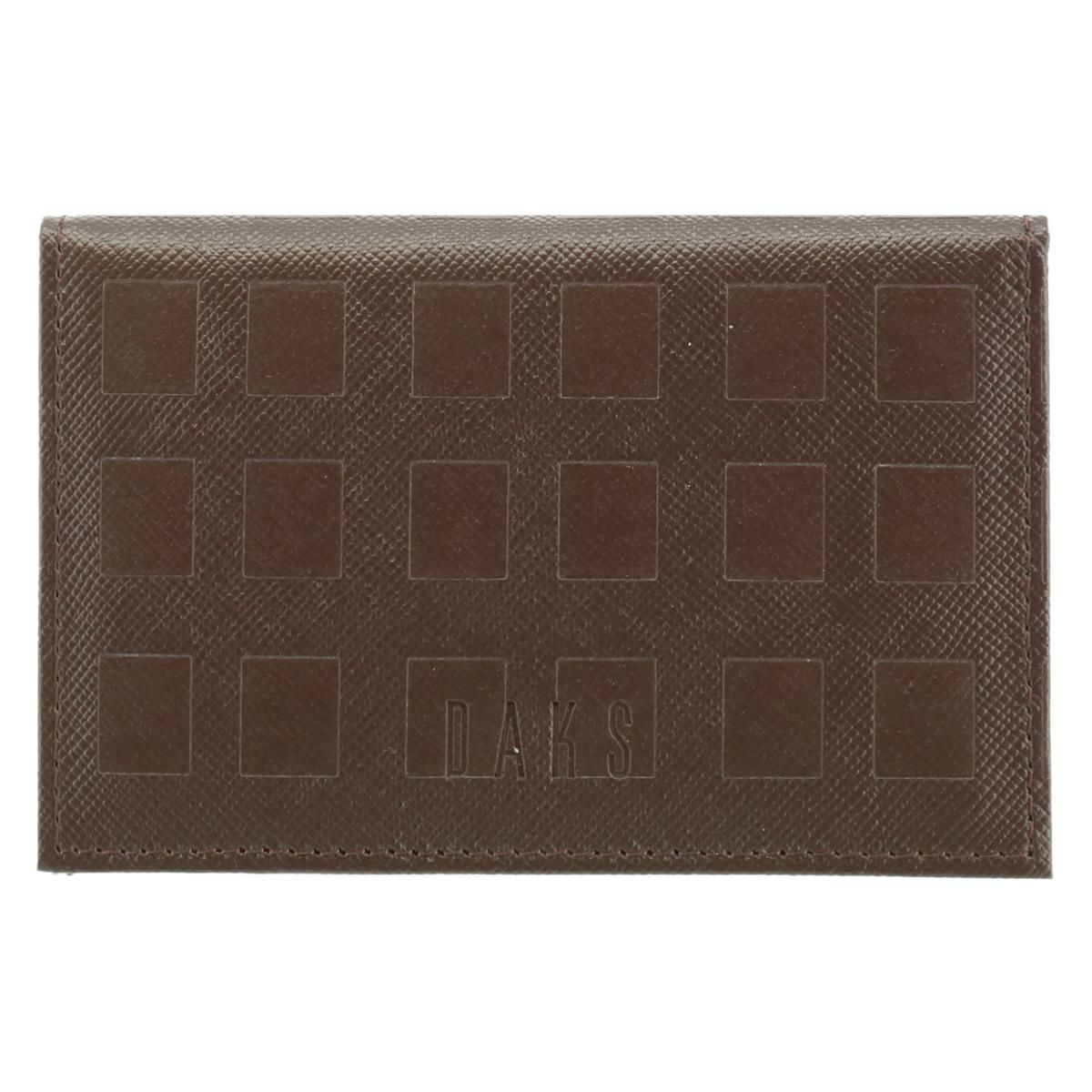 ダックス 名刺入れ チェッカーエンボス DP25375