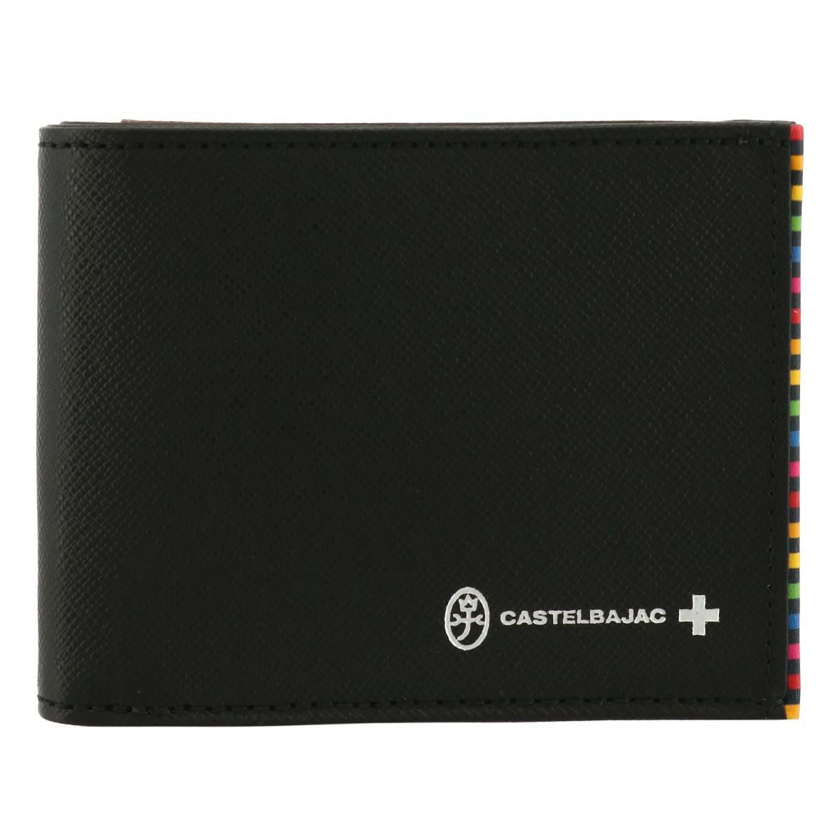 カステルバジャック 二つ折り財布 メンズ 本革 アーチ 074613 