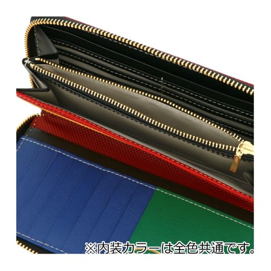 新品 カステルバジャック 牛革 ラウンドファスナー 長財布 Ⓗ