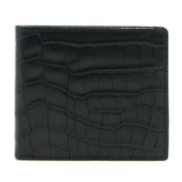 青木鞄 Luggage 1894 二つ折り財布 2481 マットクロコダイル