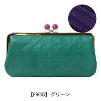 エッセンスオブポイズン 長財布 がま口 アニマル柄 カエル ネコ ねこ