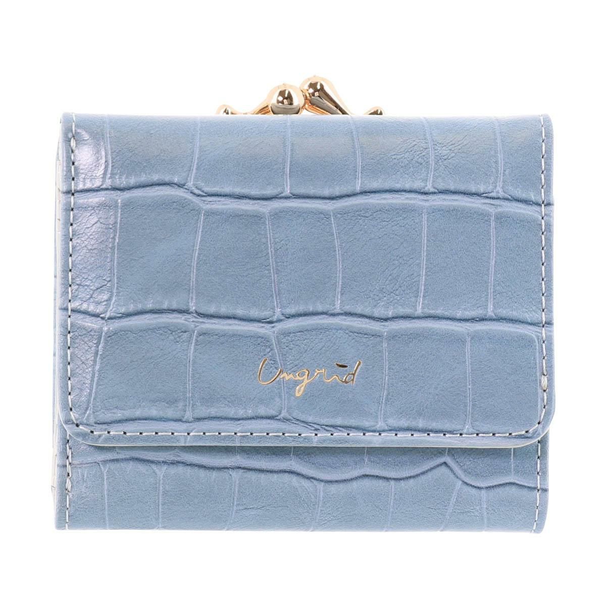 店舗在庫詳細 アングリッド 三つ折り財布 がま口 レディース Ungrid コンパクト 使いやすい口金式 サックステーション 東京駅店