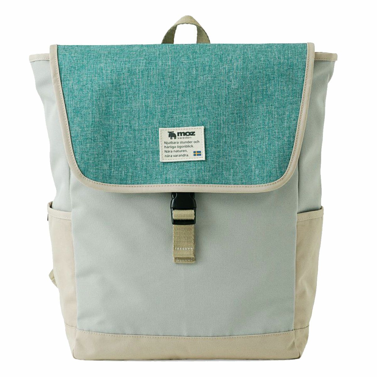 ベージュ×ミントグリーン