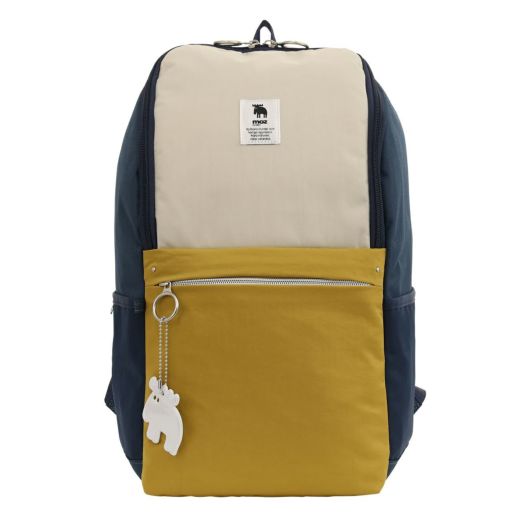 アッシュネイビー×マスタード