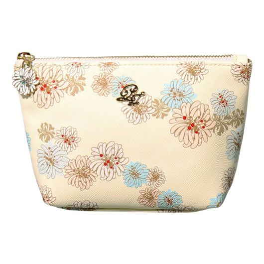 ポールアンドジョーアクセソワ ポーチ クリザンテームプリント レディース Pja P247 ポール ジョー Paul Joe Accessoires 化粧ポーチ ミニ サックスバー ネット公式通販サイト