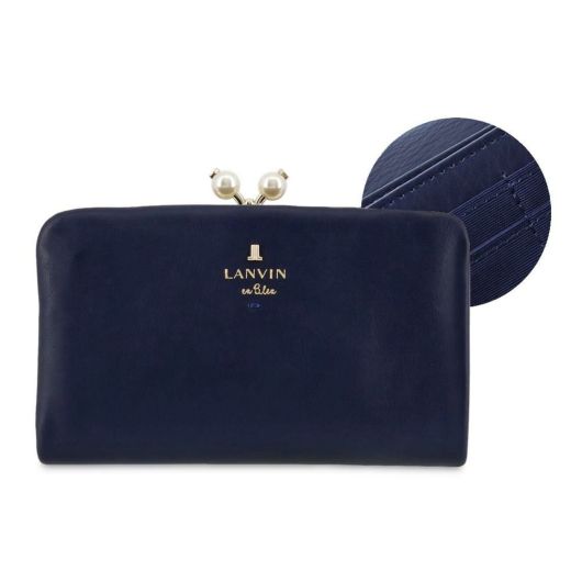 ランバンオンブルー LANVIN en Bleu 二つ折り財布 480723