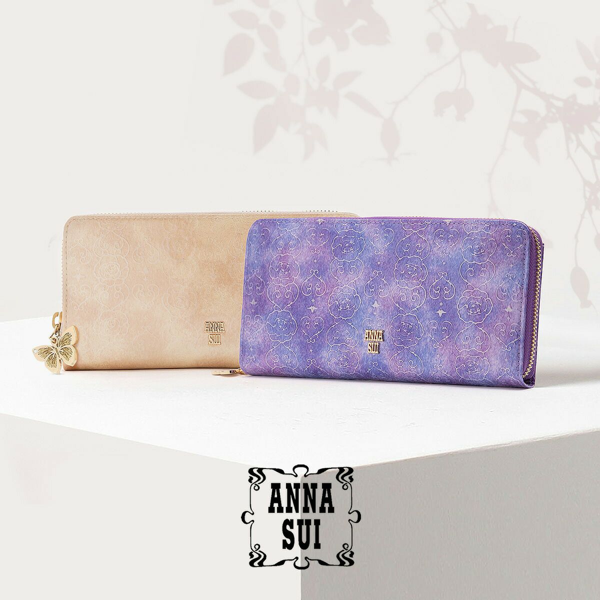 アナスイ 長財布 311636 ローズハート