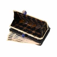 ANNA SUI プレイングキャット がま口 アナスイ ターコイズ 猫 二つ折り Amazon | [ANNA SUI] アナスイ プレイングキャット 内口金二