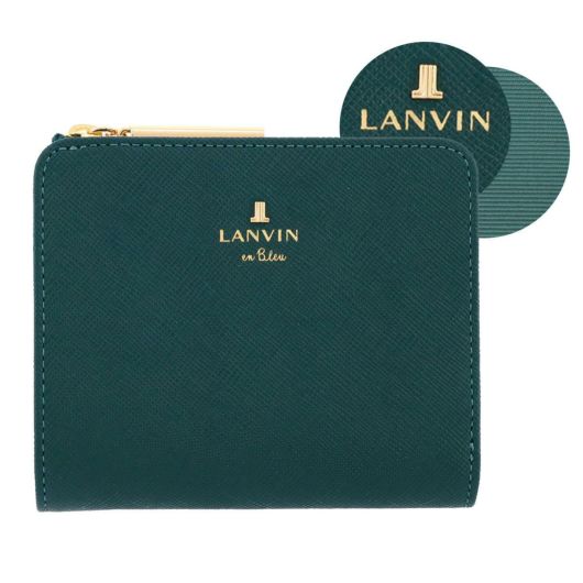 ランバンオンブルー LANVIN en Bleu 二つ折り財布 480453