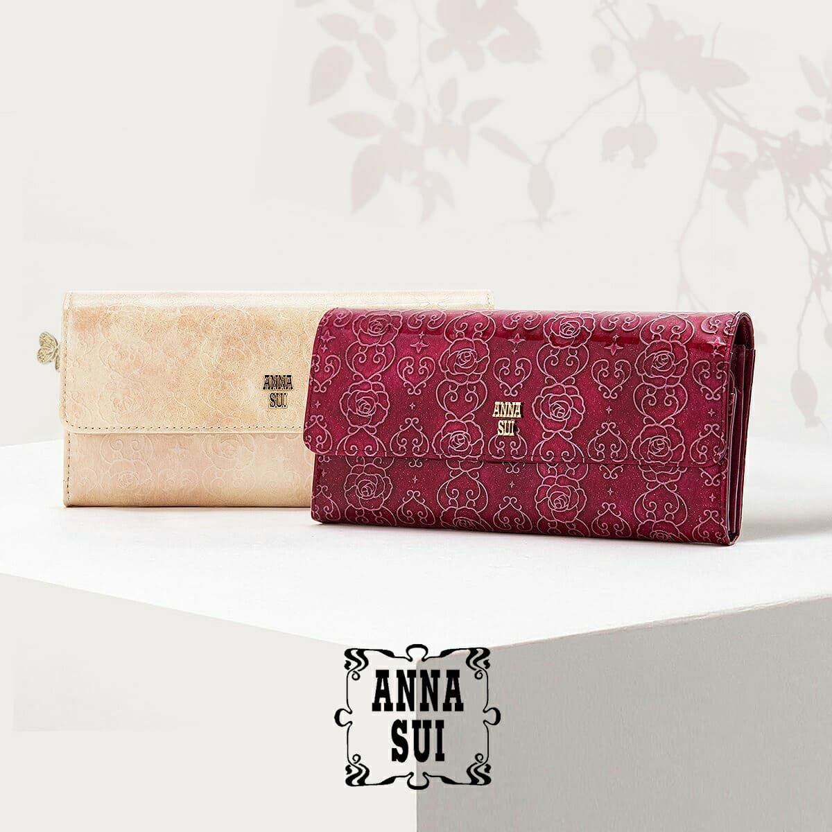 アナスイ 長財布 311630 ローズハート