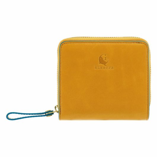 キソラ 二つ折り財布 ラウンドファスナー KIVP-062